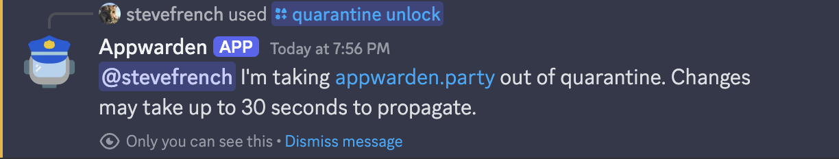 Unlock your domain in Discord to restore normal traffic flow